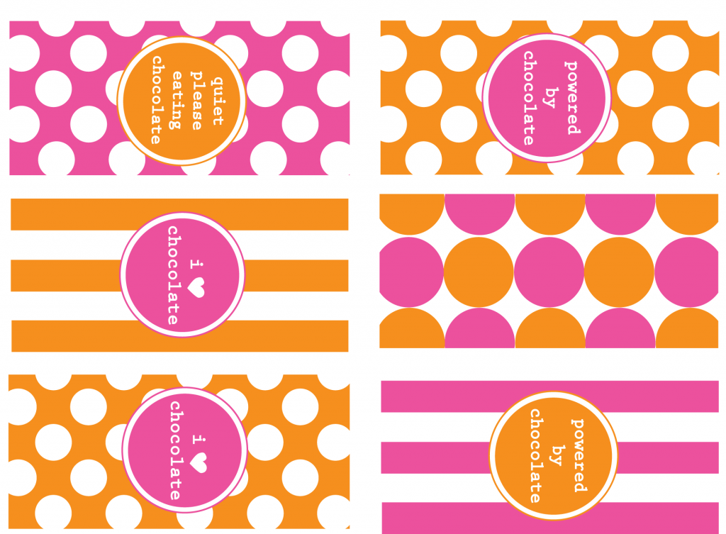 Free Printable Chocolate Wrappers Printable Lab