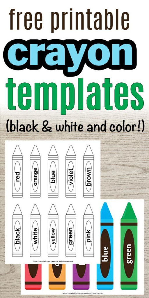Free Printable Crayon Labels Printable Templates