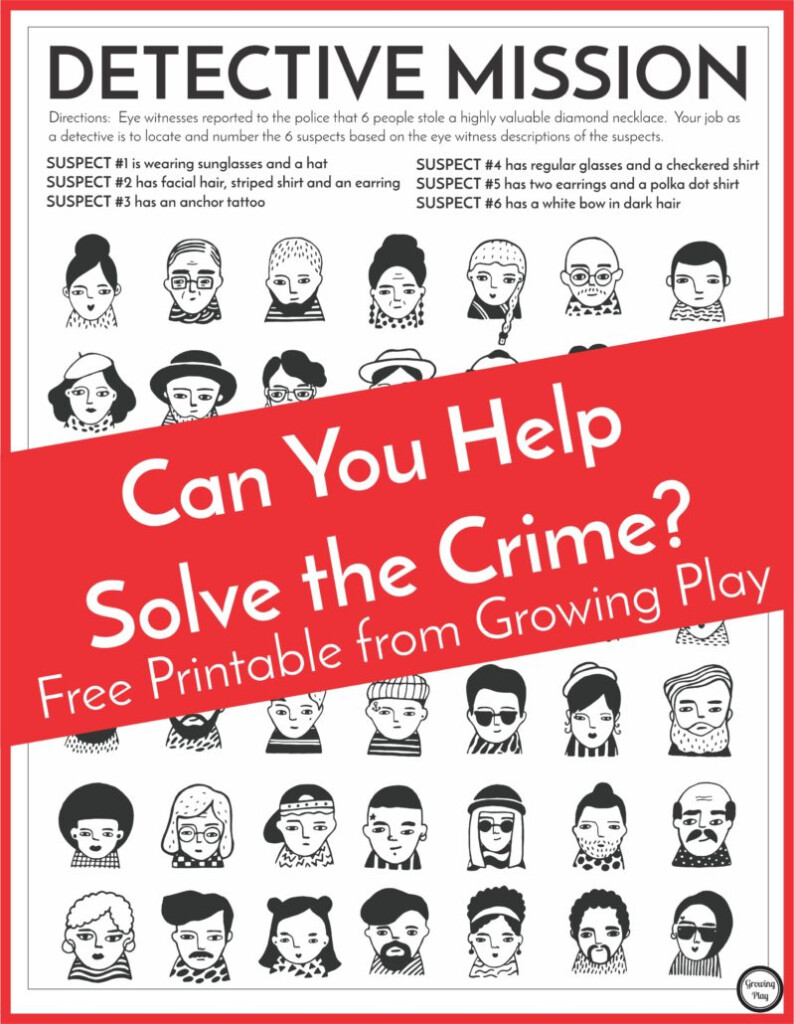 Free Printable Detective Games Pdf