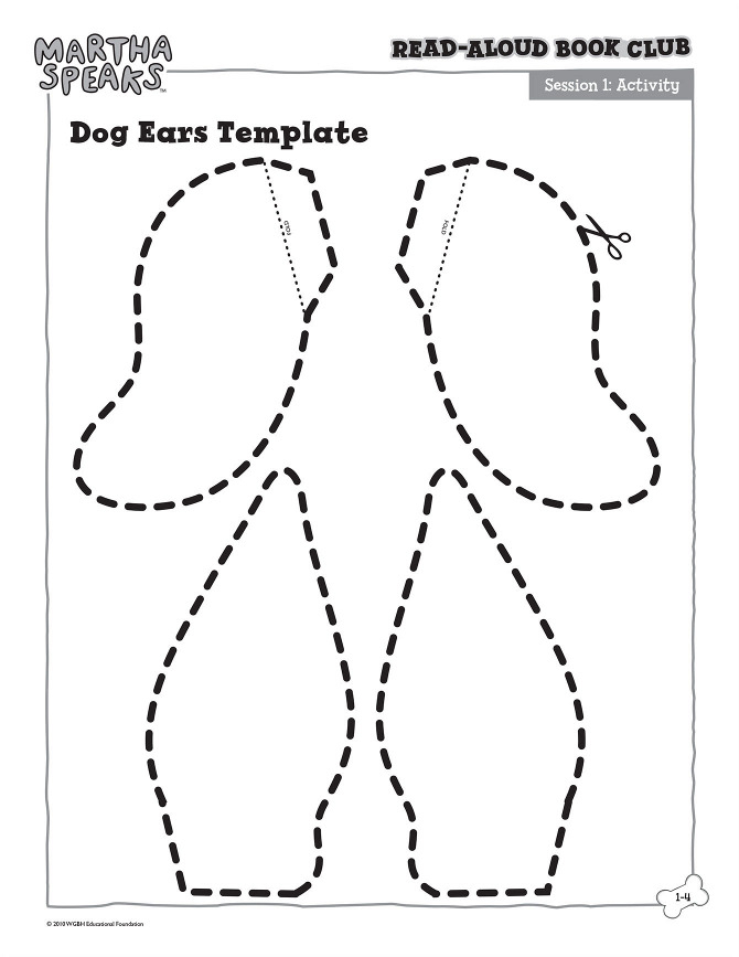 Free Printable Dog Ear Pattern