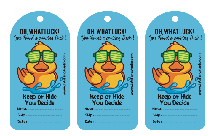Free Printable Duck Tags PDF PDF Template Free