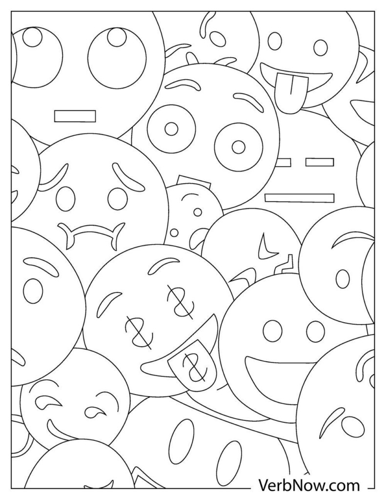 Free Printable Emoji Coloring Pages Printable Blog Coronaforo