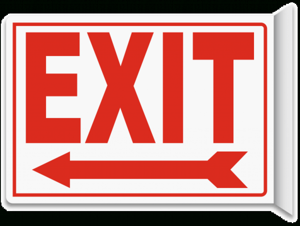 Free Printable Exit Signs