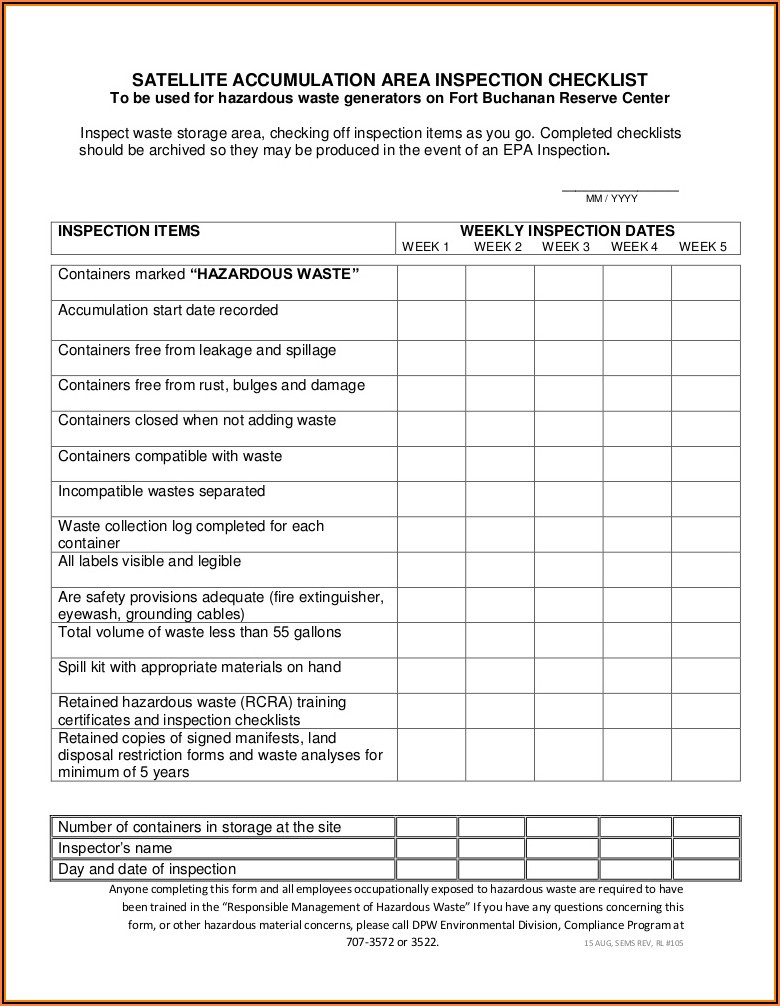 Free Printable Eye Wash Station Inspection Sheet Prntbl 