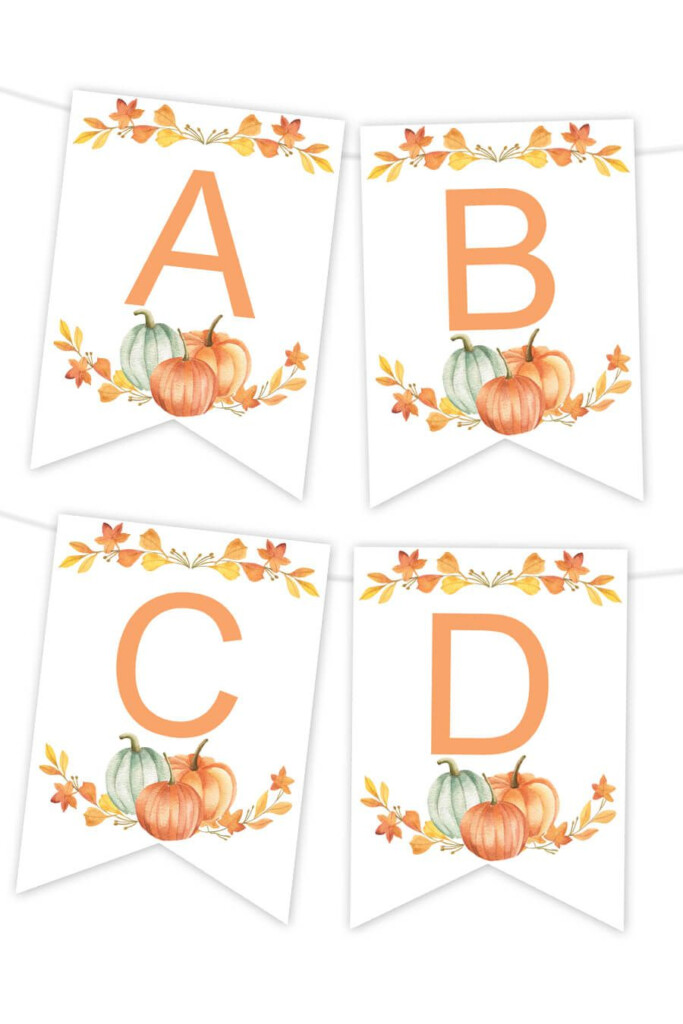 Free Printable Fall Banner