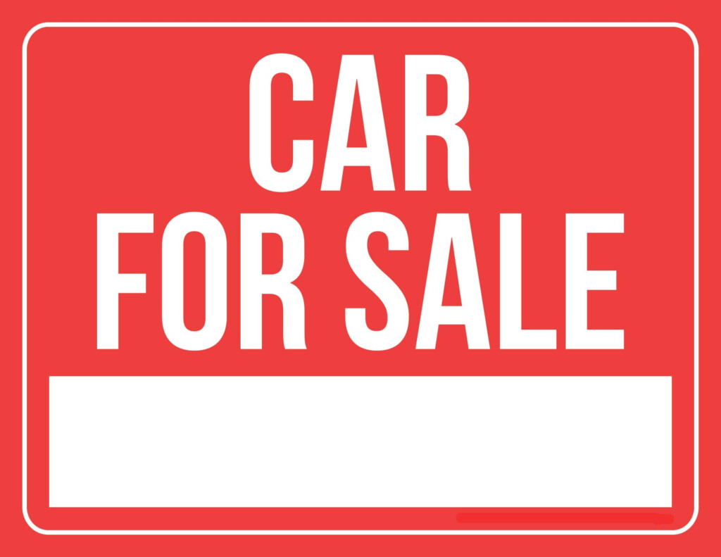Free Printable For Sale Sign Templates PDF Word Yard Business Car 