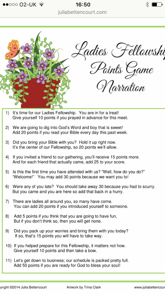 Free Printable Games For Womens Ministry Prntbl 
