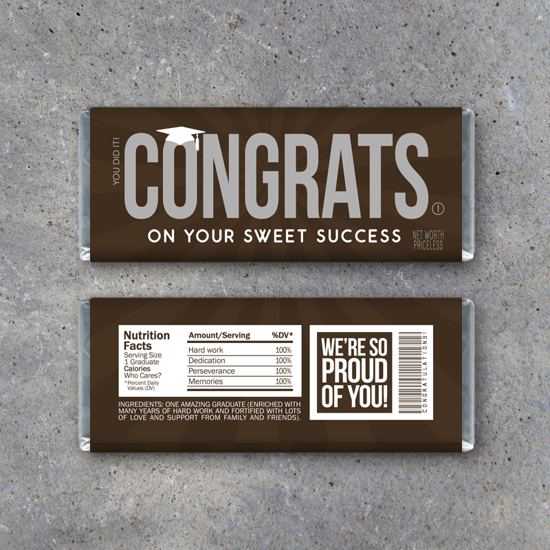 Free Printable Graduation Candy Bar Wrappers