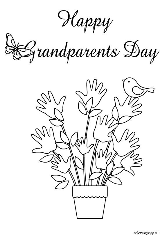Free Printable Grandparents Day Cards To Color