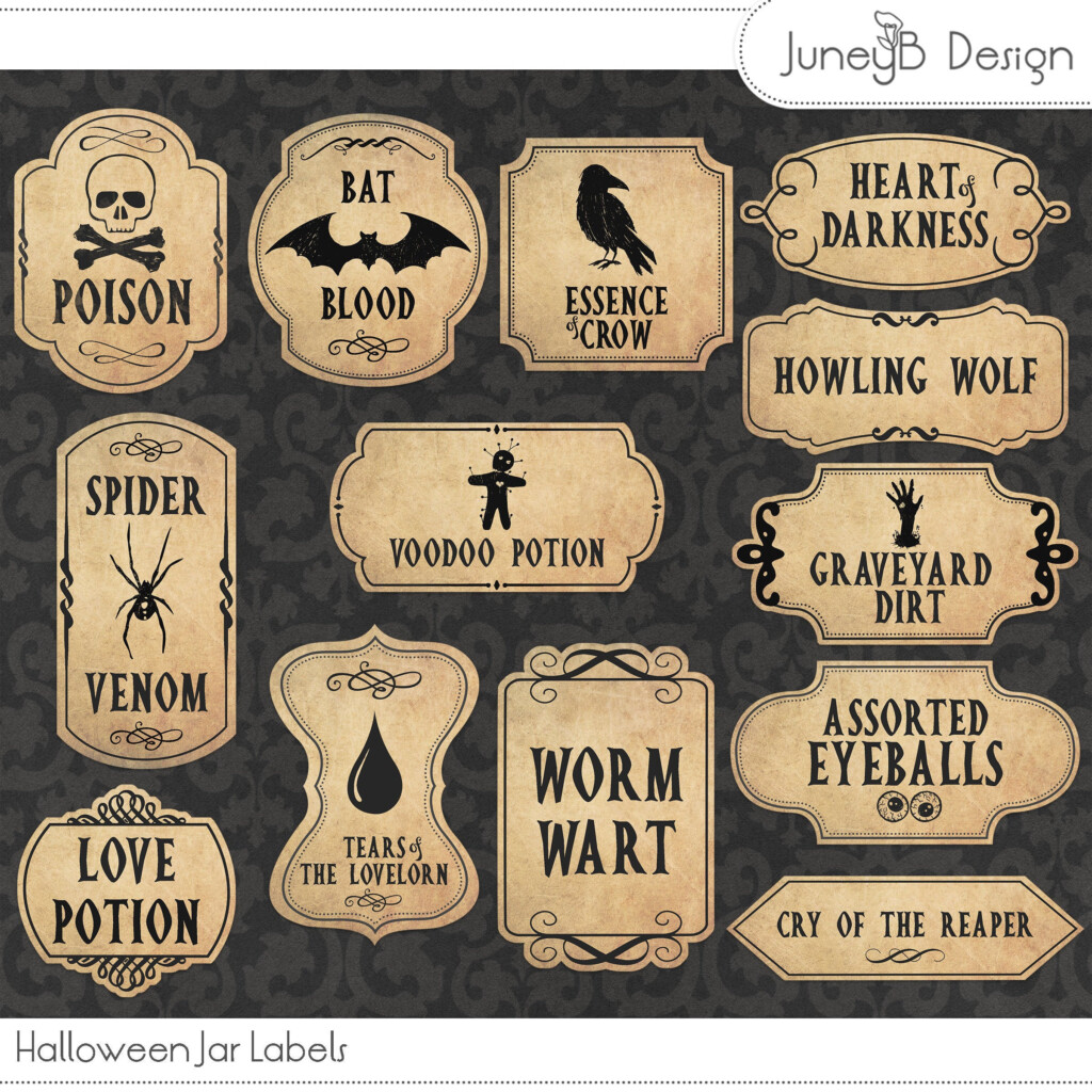 Free Printable Halloween Apothecary Labels Printable Free Templates