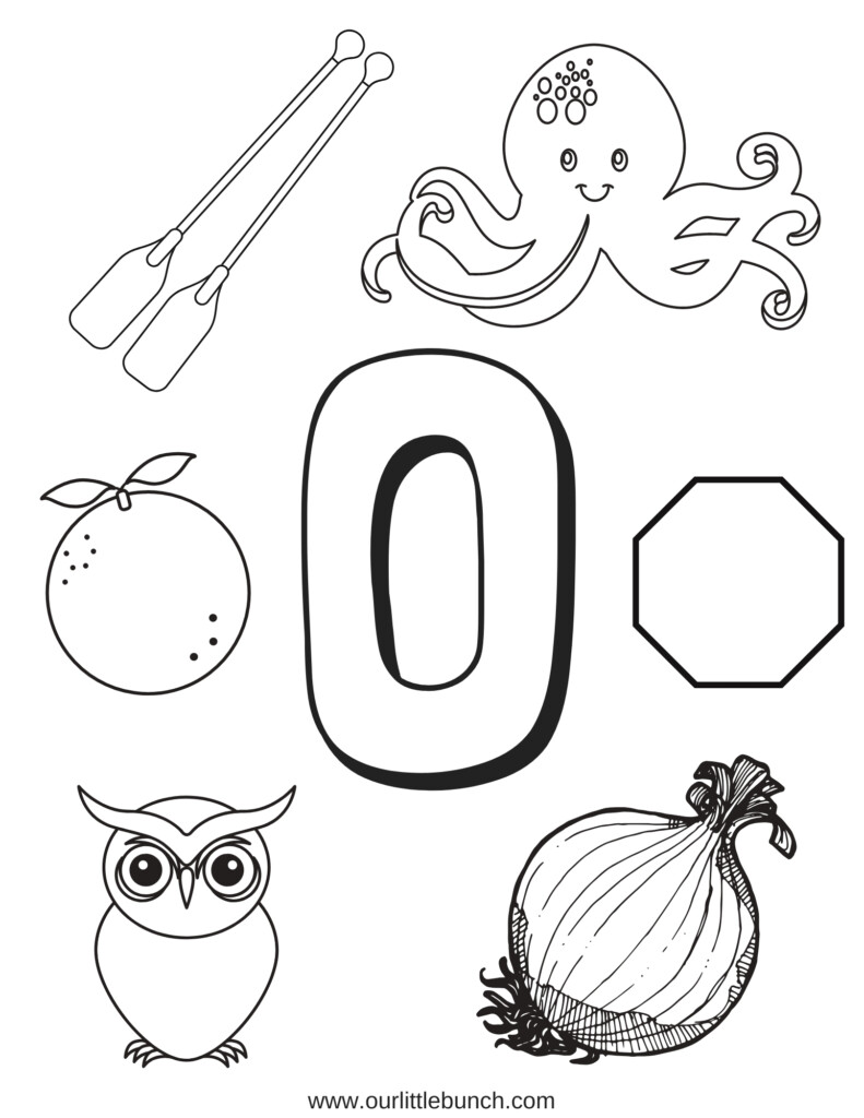 Free Printable Letter O Worksheets