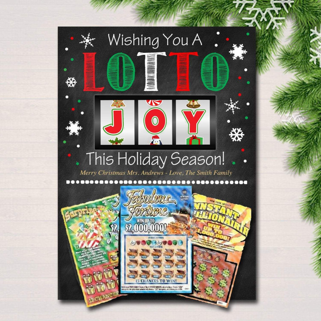 Free Printable Lottery Ticket Gift Tag Printable Word Searches