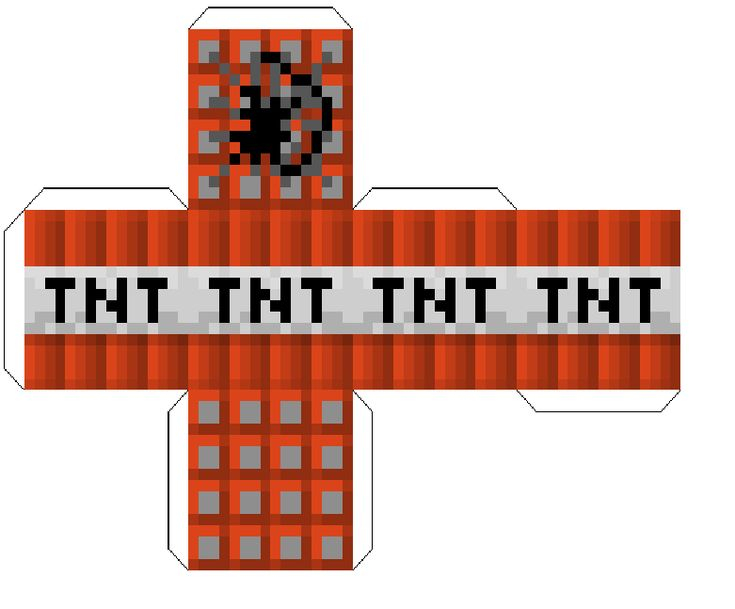 Free Printable Minecraft Tnt