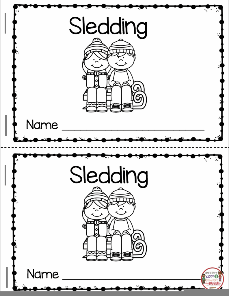 Free Printable Mini Books For Kindergarten