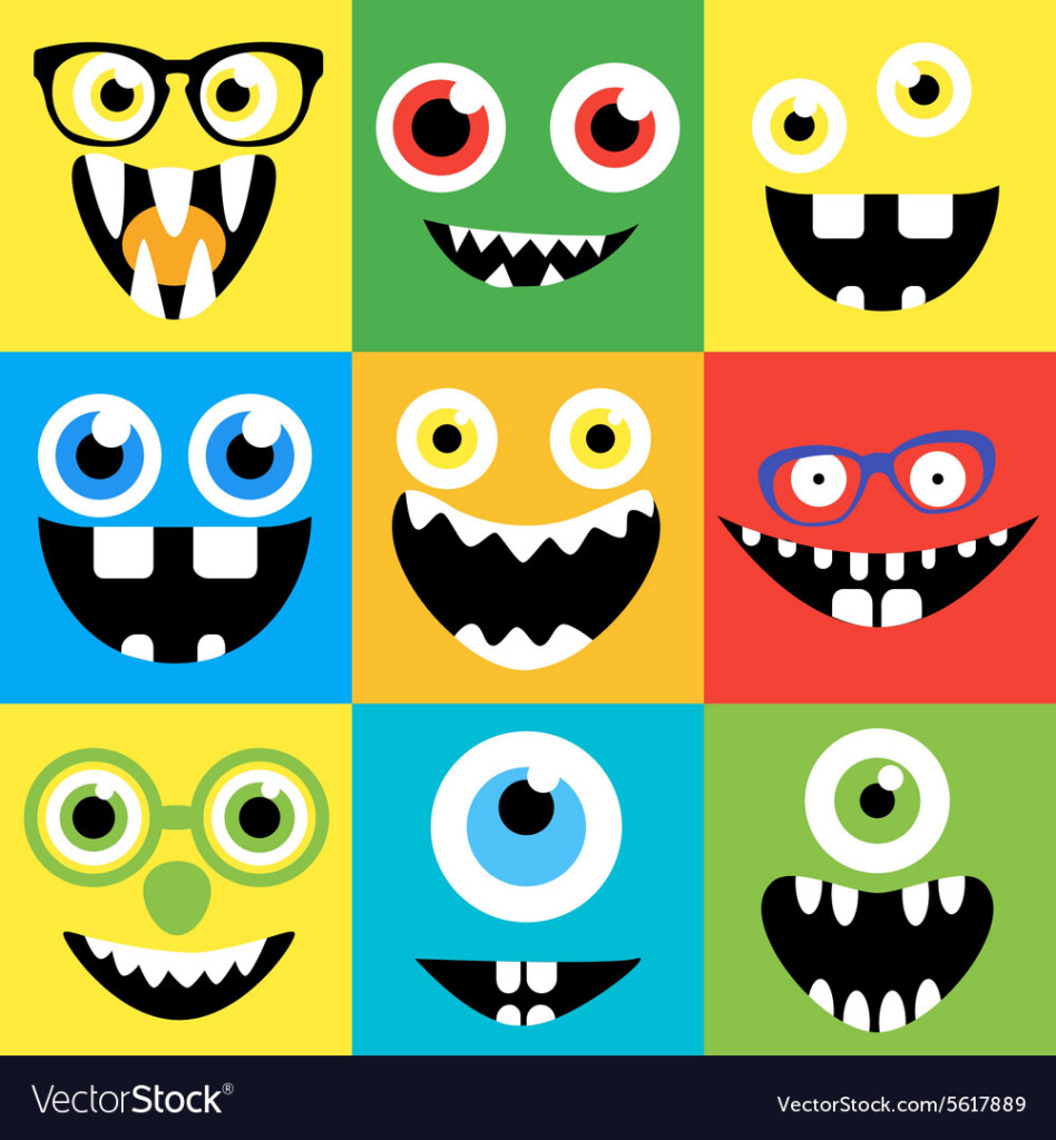 Free Printable Monster Faces