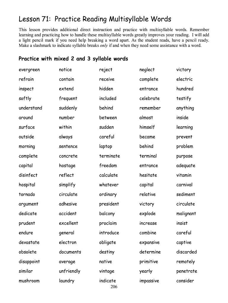 Free Printable Multisyllabic Words Worksheets Printable Word Searches
