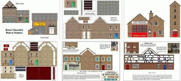 Free Printable N Gauge Buildings PRINTABLE TEMPLATES