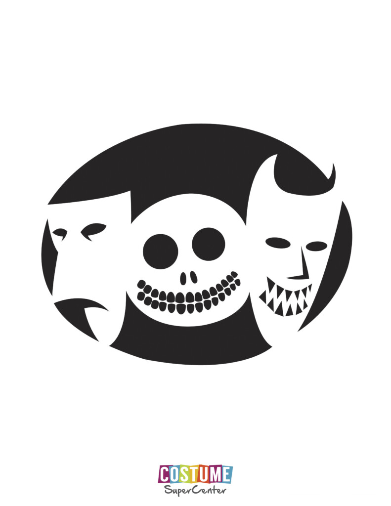 Free Printable Nightmare Before Christmas Pumpkin Stencils Printable 