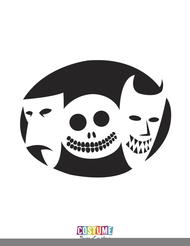 Free Printable Nightmare Before Christmas Pumpkin Stencils Printable 