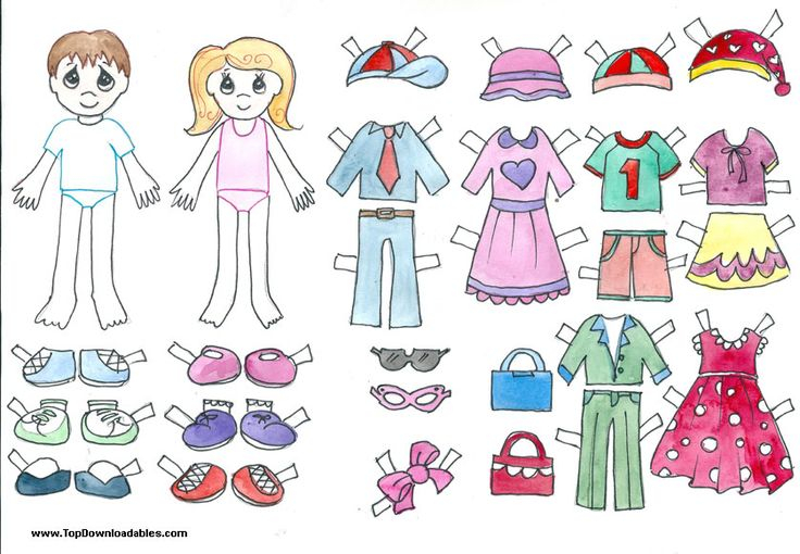 Free Printable Paper Doll Cutout Templates For Kids And Adults Free 