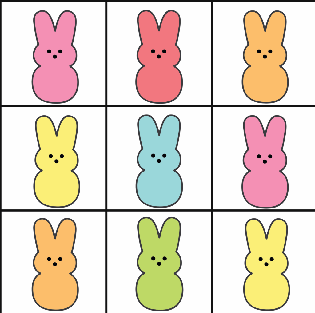 Free Printable Peeps Template Printable Templates