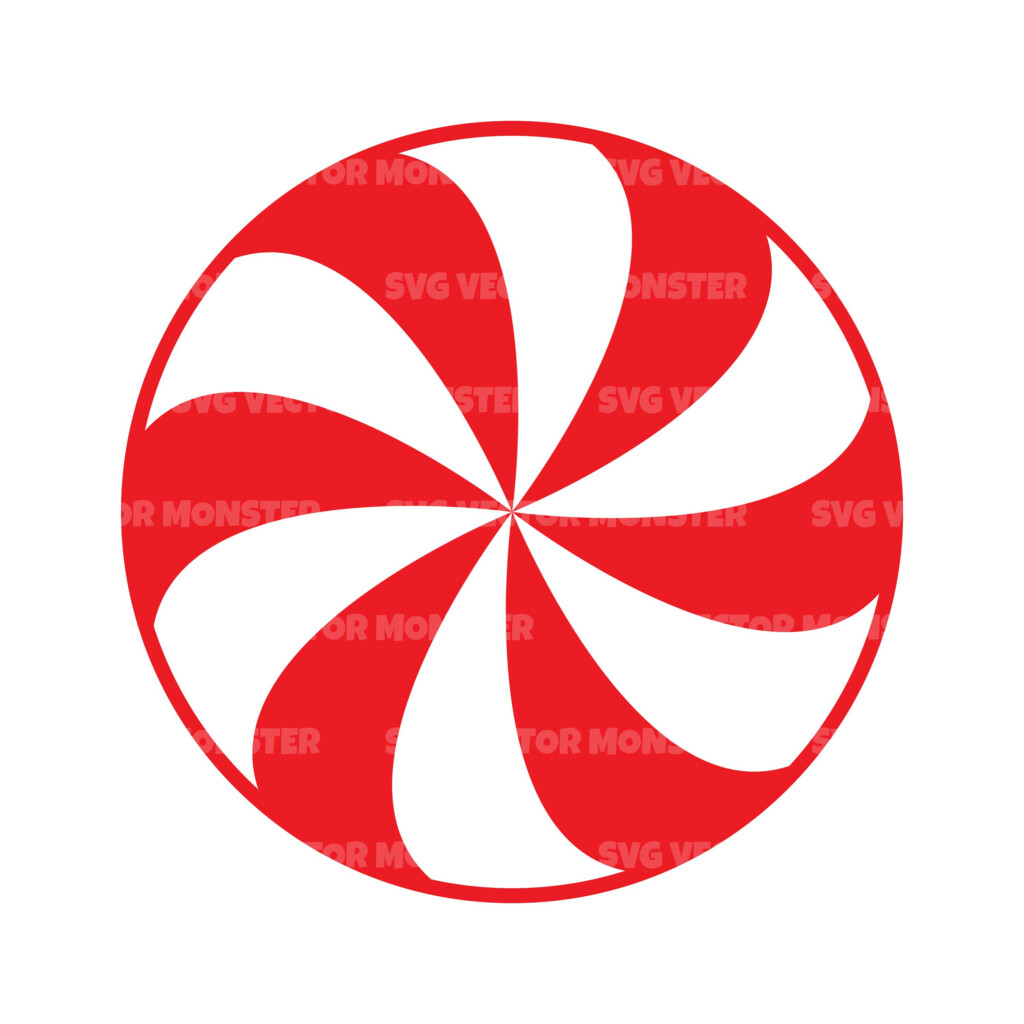Free Printable Peppermint Candy Template