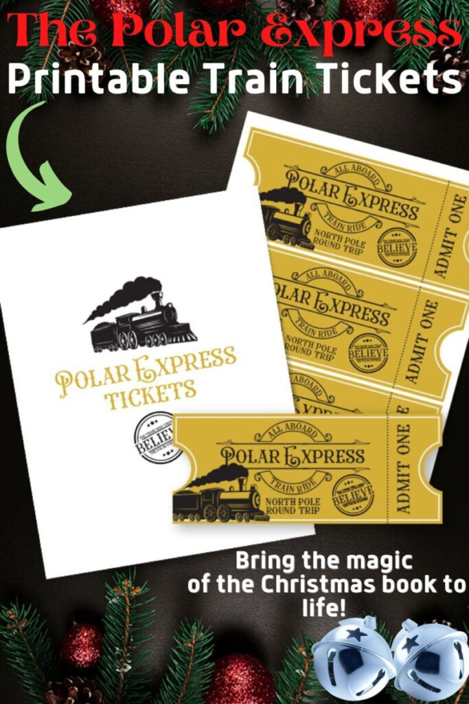 Free Printable Polar Express Train Tickets Pdf Artofit