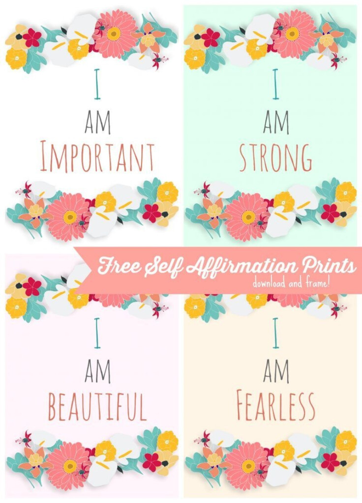 Free Printable Positive Affirmation Cards Pdf