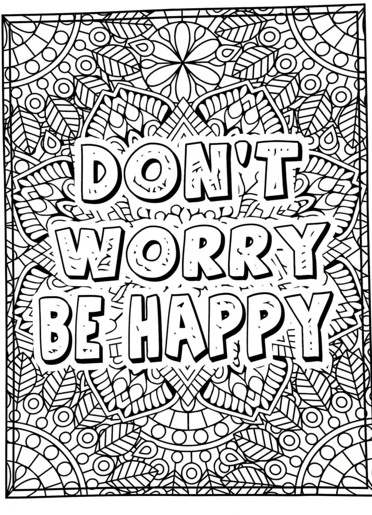 Free Printable Positive Affirmation Coloring Pages