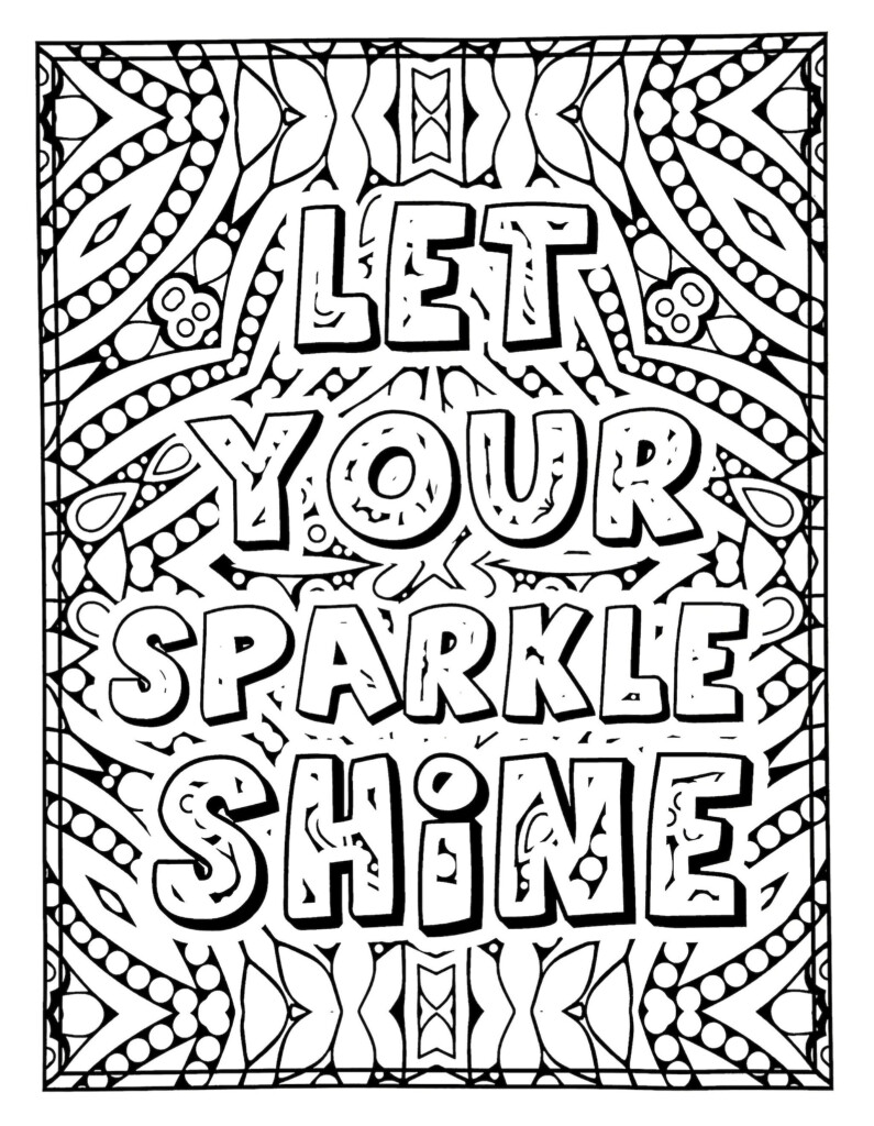 Free Printable Positive Affirmation Coloring Pages