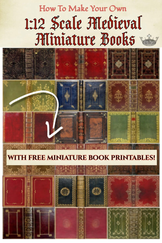 Free Printable Printable Miniature Book Covers Printable Templates 