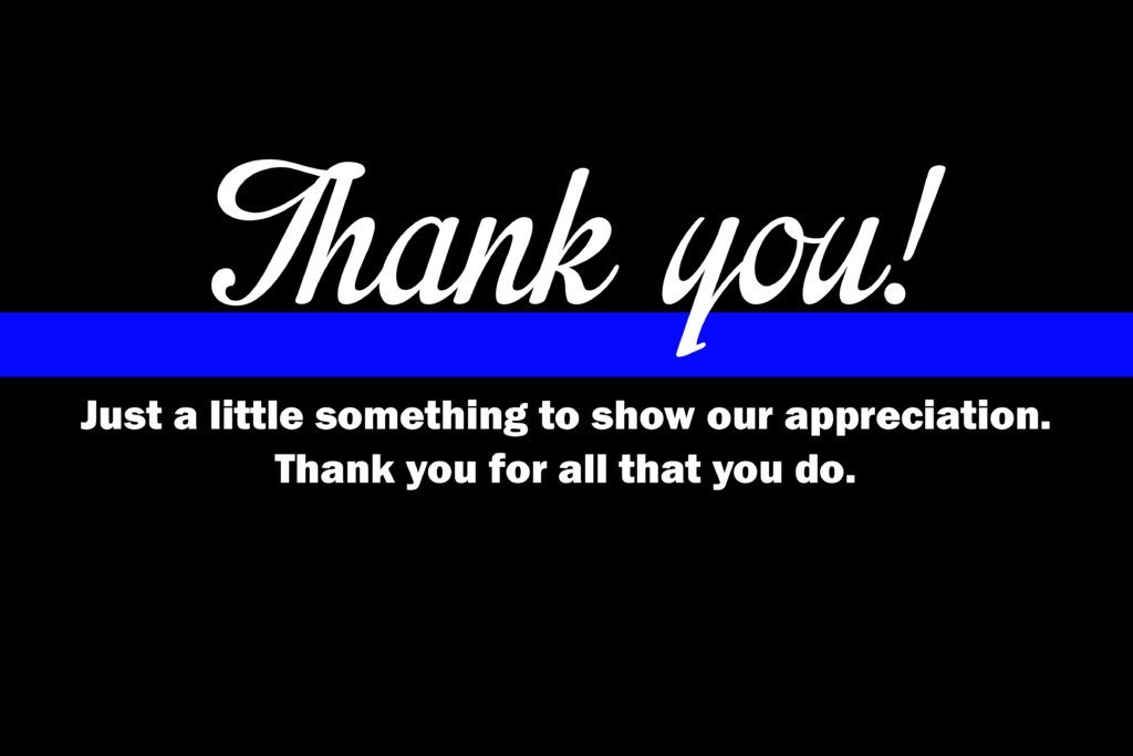 Free Printable Thank You Cards For Police Officer Printable Templates 