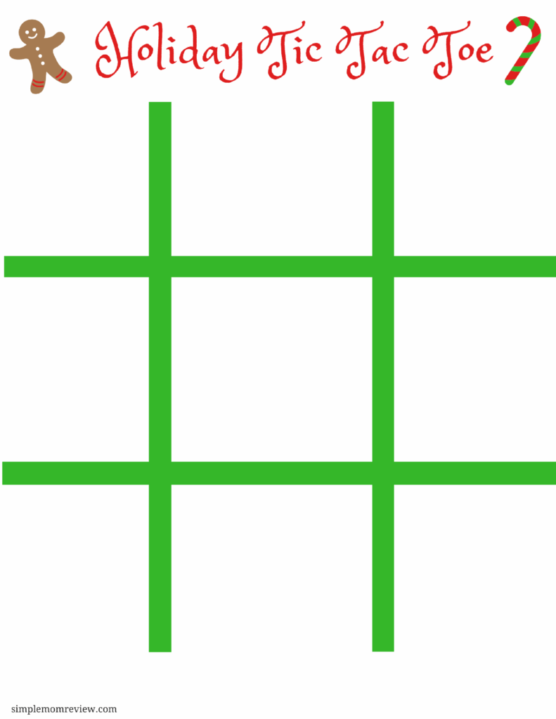Free Printable Tic Tac Toe