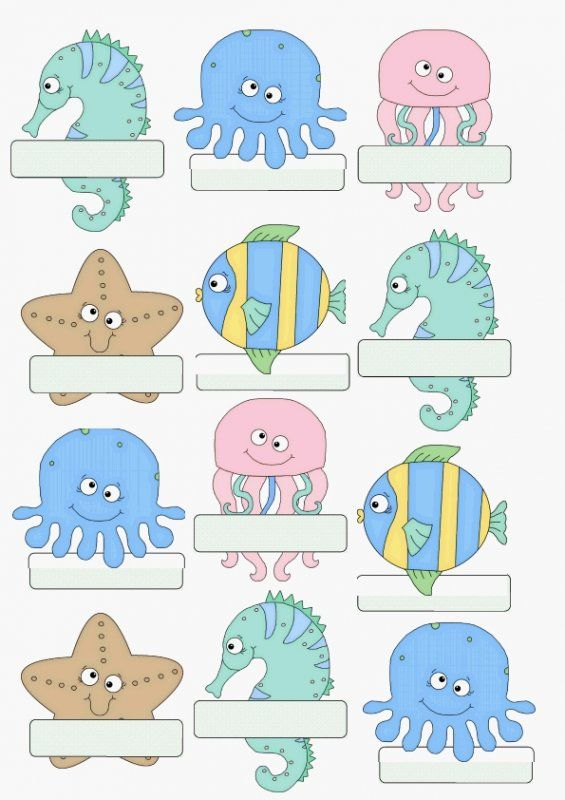 Free Printable Under The Sea Name Tags Printable Word Searches