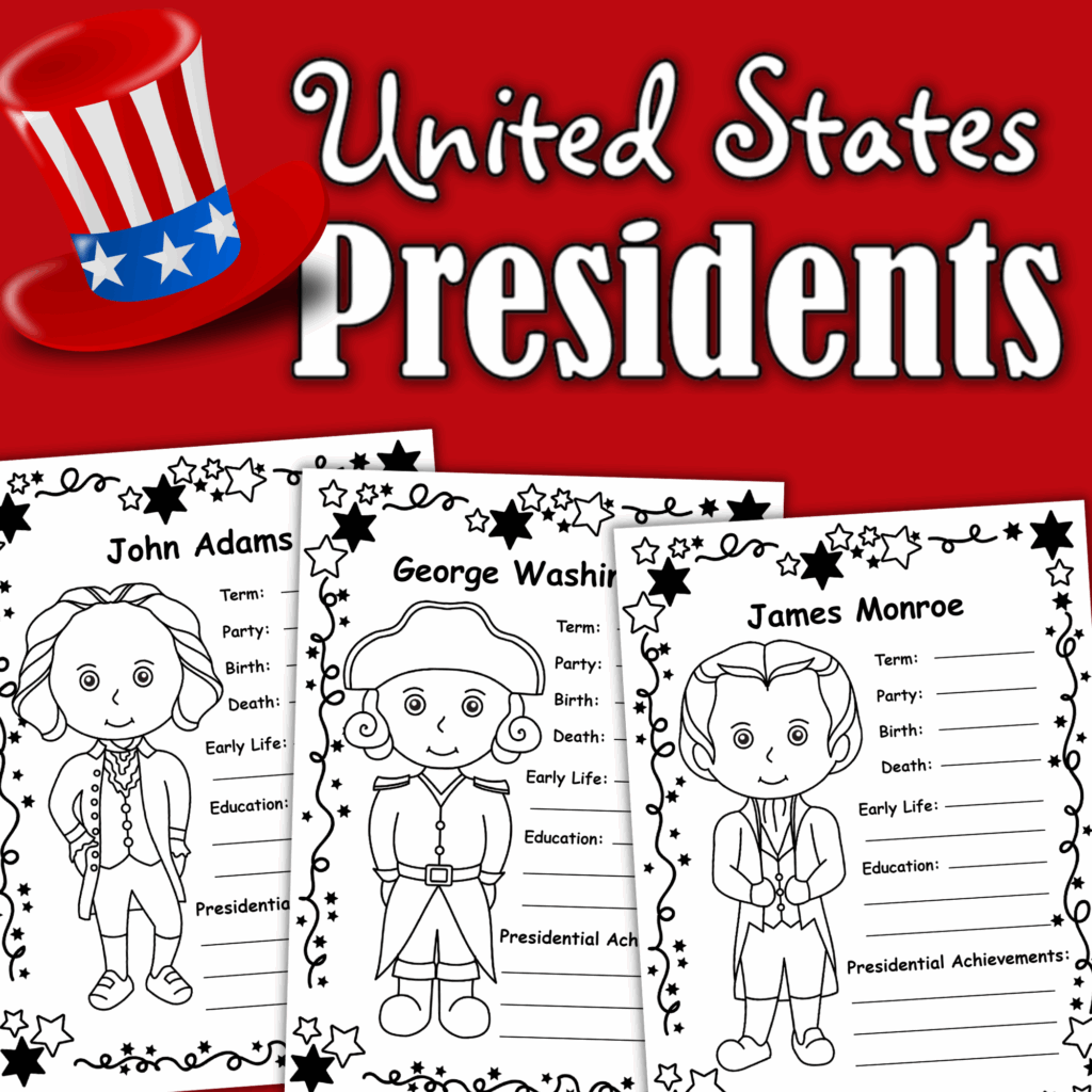 FREE Printable US President Worksheets Worksheets Library