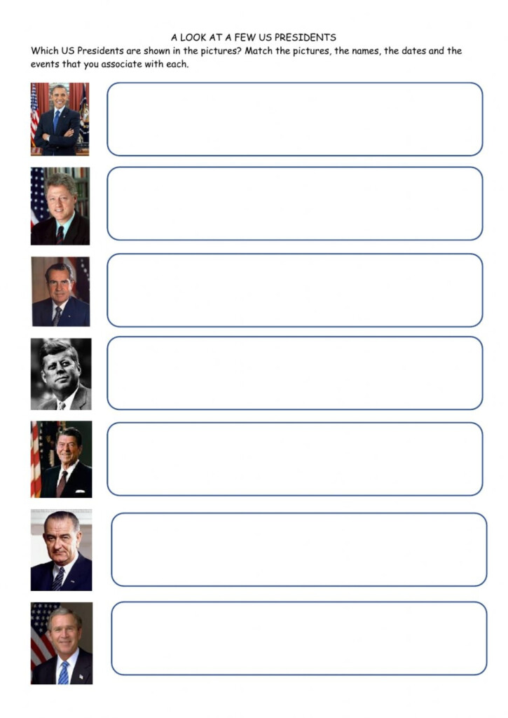 Free Printable Us Presidents Worksheets Pdf Printable Worksheets