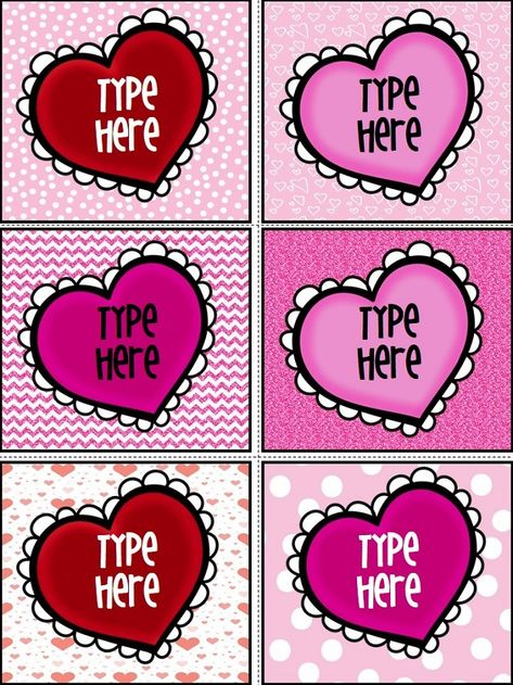 Free Printable Valentine Gift Tags And Labels Are Perfect For Teacher 