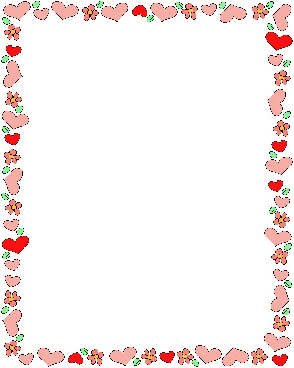 Free Printable Valentine Stationery Borders Printable Templates