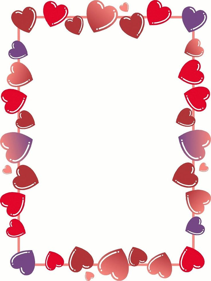 Free Printable Valentine Stationery Borders Printable Templates By Nora