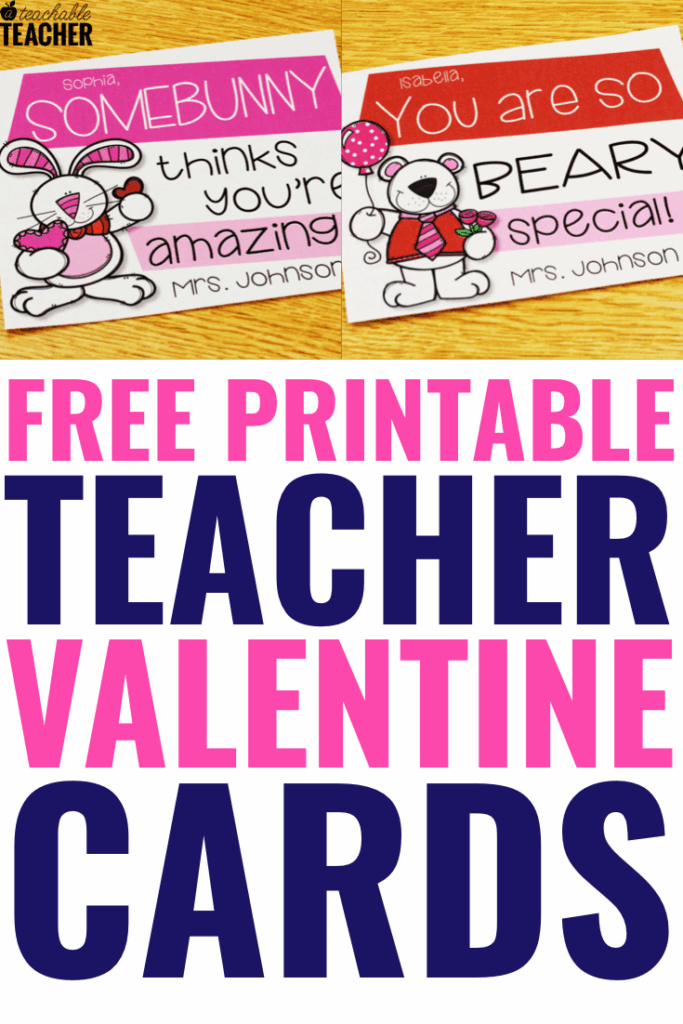 Free Printable Valentines Day Cards For Teachers Design Talk