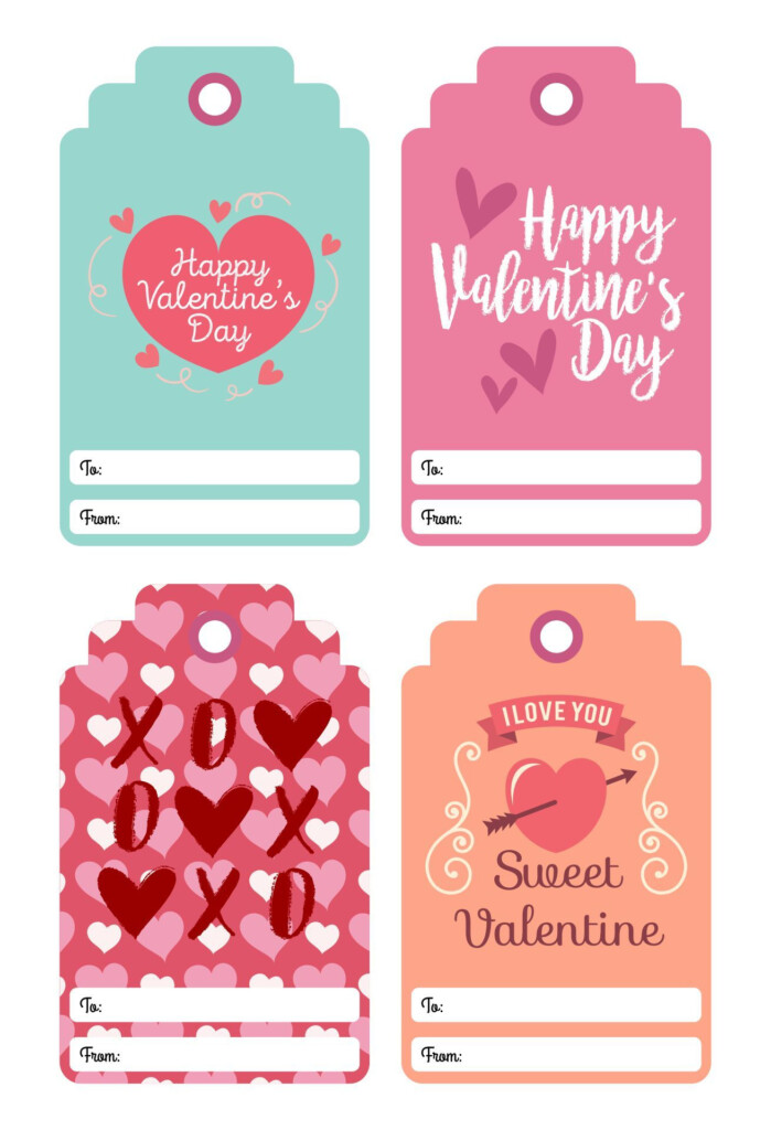 Free Printable Valentines Gift Tags Templates