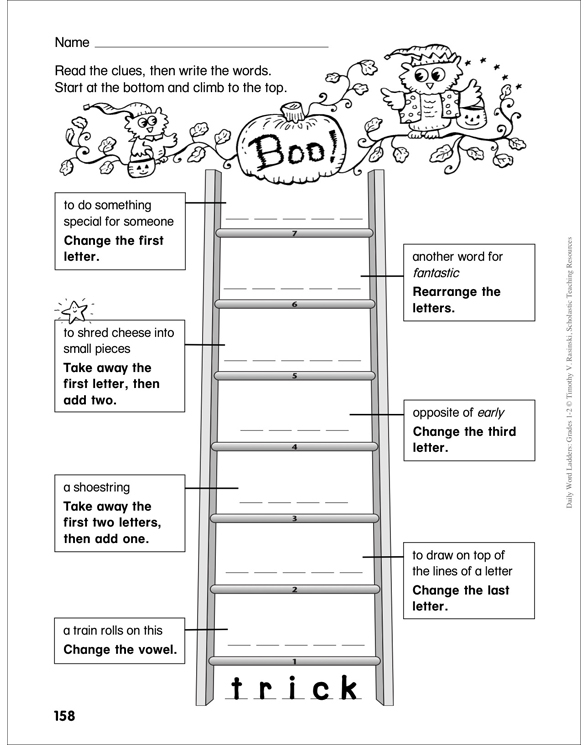 Free Printable Word Ladders Pdf Printable Templates