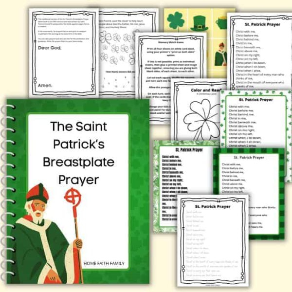 Free St Patrick 39 s Breastplate Prayer Printable For Kids Home Faith 