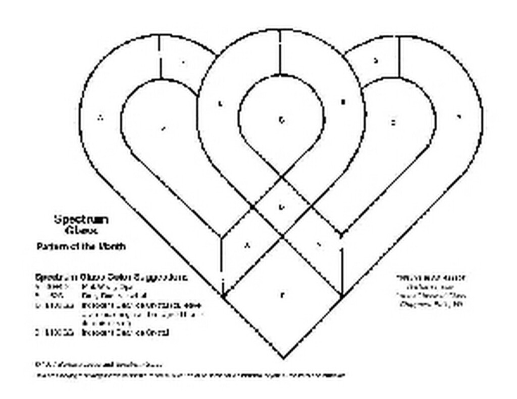 Free Stained Glass Pattern 2093 Woven Hearts Stencils Appliques 