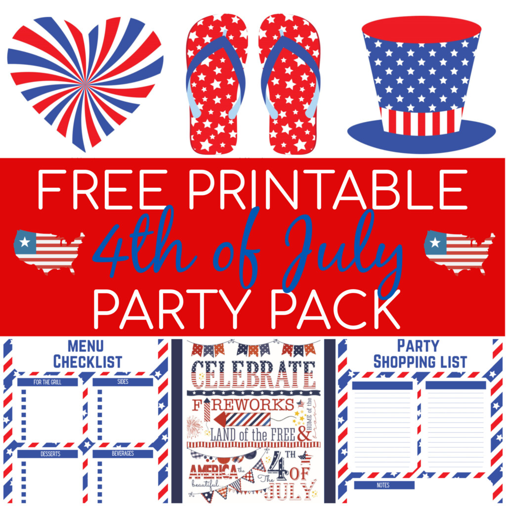 Happy 4th Of July Printables