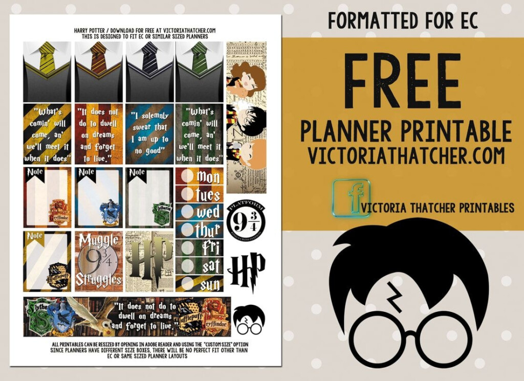 Harry Potter Printables Pdf Free Free Printable