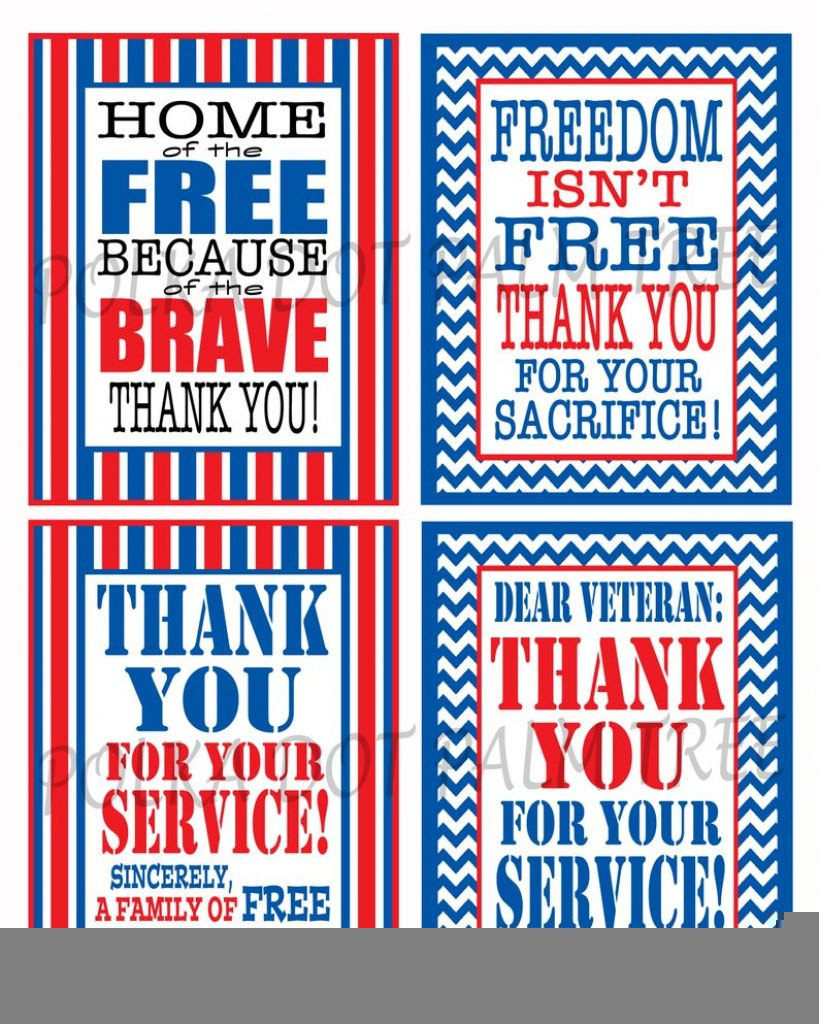 Instant Download Printable Veteran Military Patriotic Thank Etsy 
