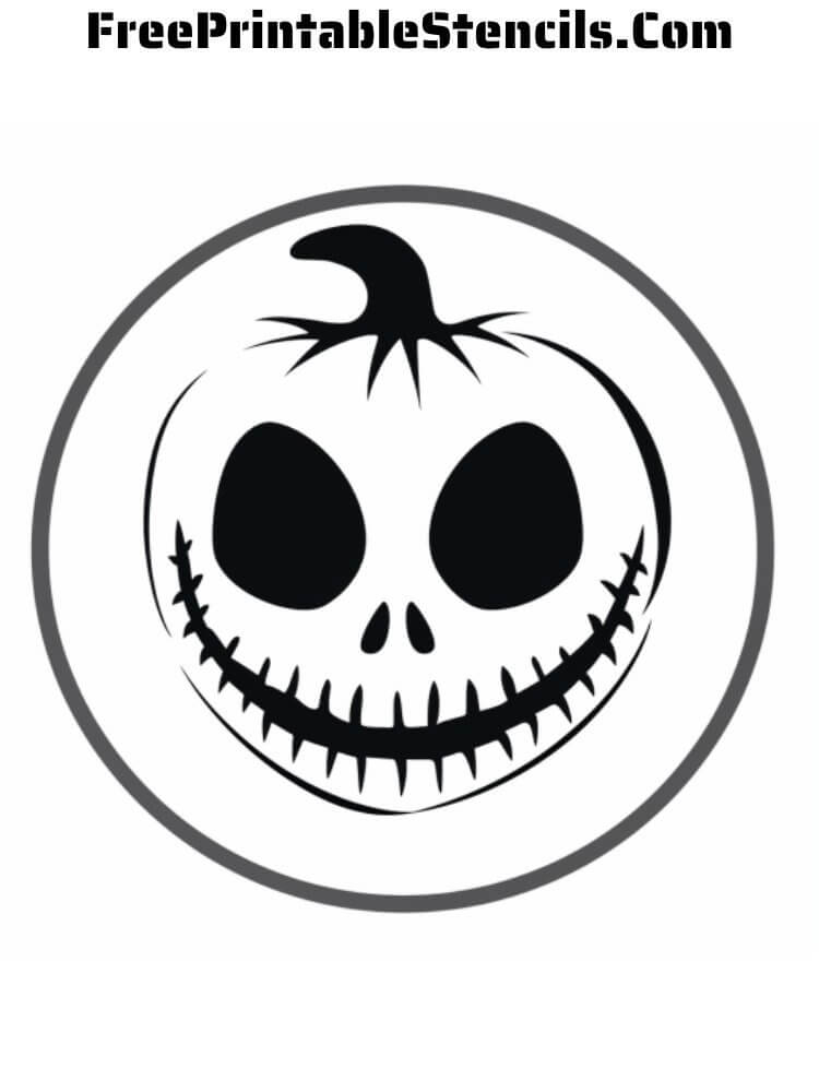Jack Skellington Stencil Free Printable Printable Free Templates