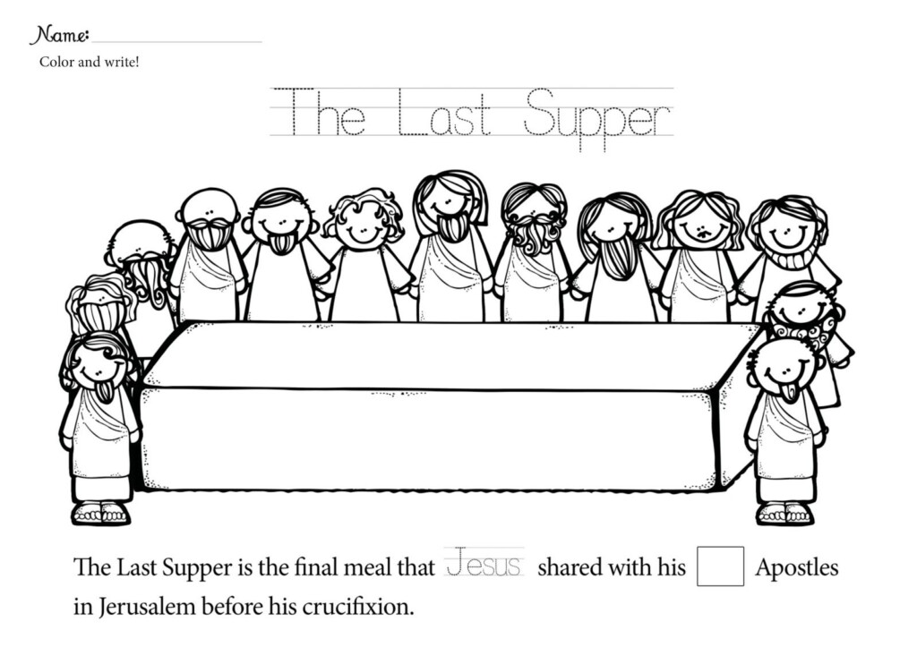 Last Supper Egg Carton Craft