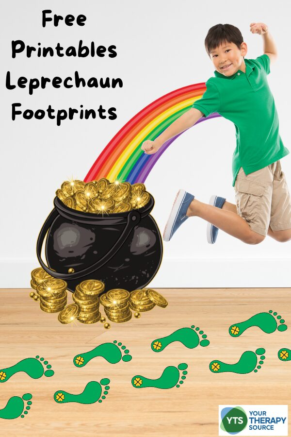 Leprechaun Footprints Printable Free PDF Your Therapy Source